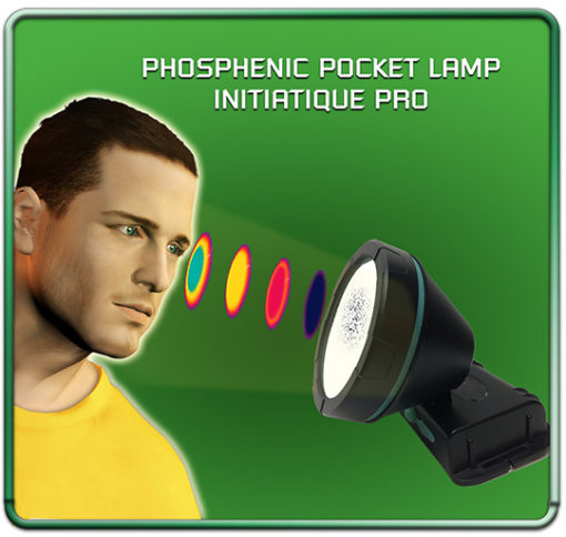 PHOSPHENIC POCKET LAMP INITIATIC + Ampoule à Phosphène
